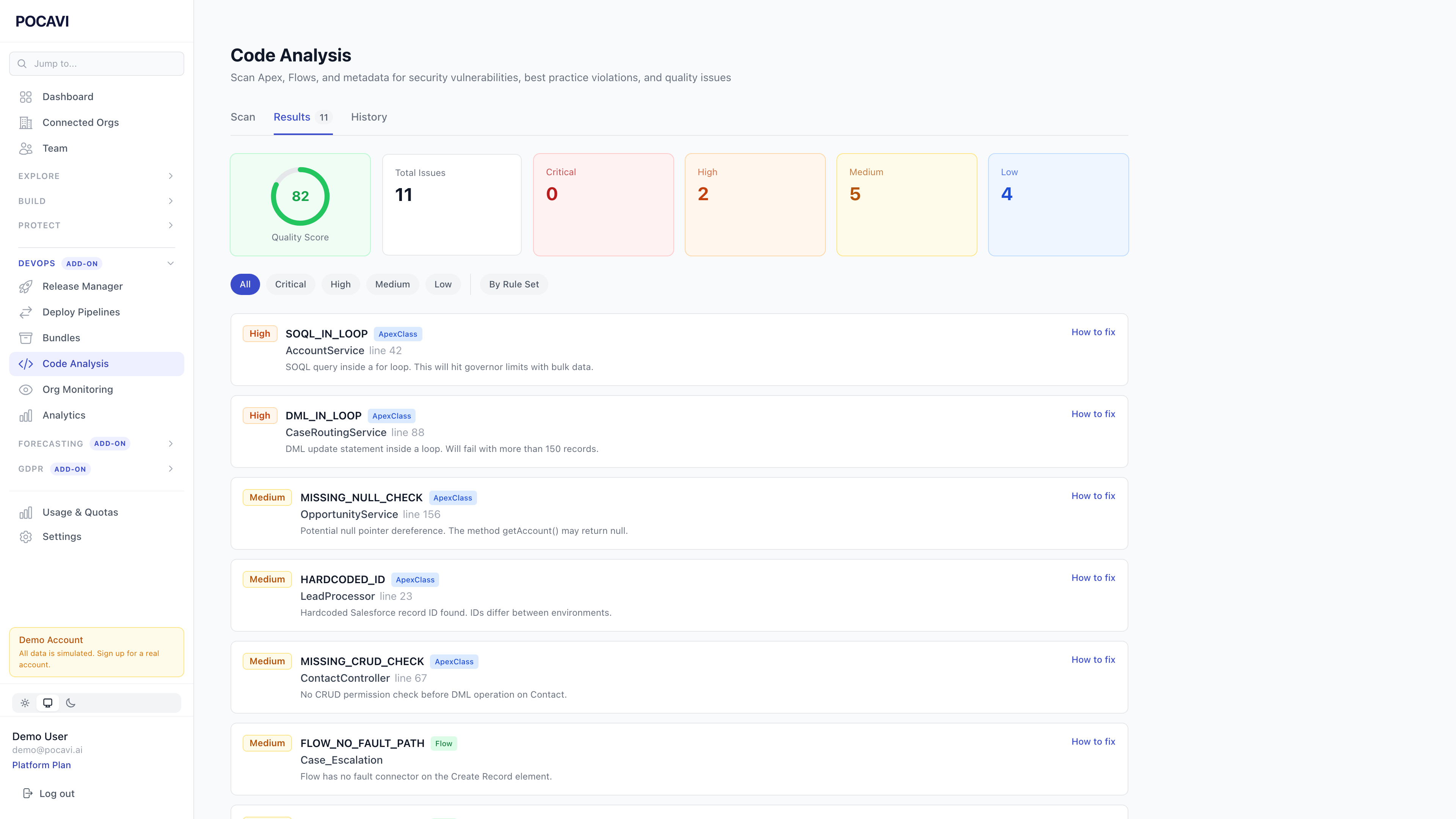 Change Analyser screenshot